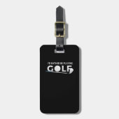 I van Rather Be Playing Golf Bagagelabel (Voorkant verticaal)