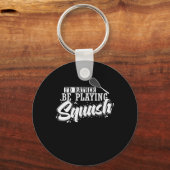 I van Rather Be Playing Squash Sleutelhanger (Voorkant)