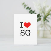 I VAN SG briefkaart (portret) (Staand voorkant)