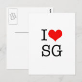 I VAN SG briefkaart (portret) (Voorkant / Achterkant)