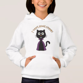"I Vant Some Snoep" Halloween Cat Girls Hoodie