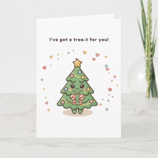 I’ve Got a Tree-t for you card by Puchi Dõshi Kaart (Voorkant)