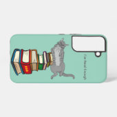 I’ve Read Enough Cat Samsung Galaxy Case Hoesje (Achterkant horizontaal)