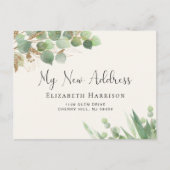 I Verplaatst Eucalyptus Waterverf Verplaatsen Aankondigingskaart (Voorkant)