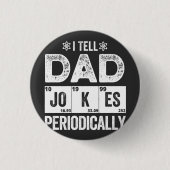_I Vertel het papa periodiek Ronde Button 3,2 Cm (Voorkant)