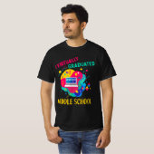 I Virtuele gediplomeerde MIDDEN-SCHOOL IN 2020 T-shirt (Voorkant volledig)