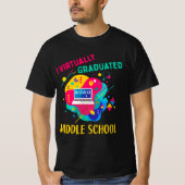 I Virtuele gediplomeerde MIDDEN-SCHOOL IN 2020 T-shirt (Voorkant)