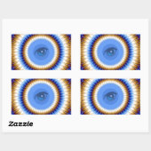 I Visie_ Rechthoekige Sticker (Vel)