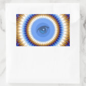I Visie_ Rechthoekige Sticker (Tas)