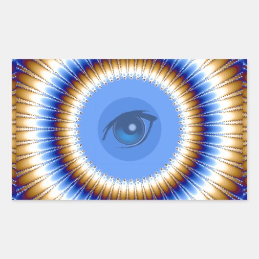 I Visie_ Rechthoekige Sticker (Voorkant)