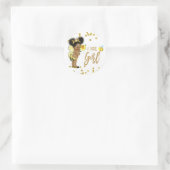 I VOICE GIRL bee Gender Reveal game label (Tas)