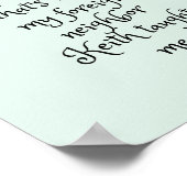 i voor e, behalve na C Poster (Hoek)