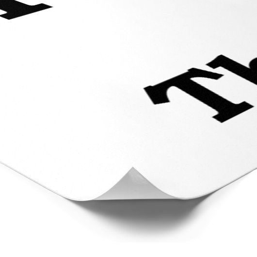 'I' voor 'E' Grappige Poster (Hoek)