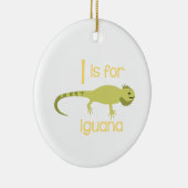 I voor Iguana Keramisch Ornament (Rechts)