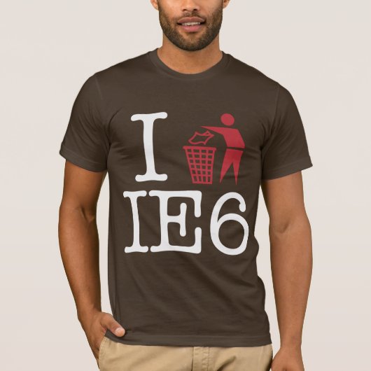I vuilnis IE6 T-shirt (Voorkant)