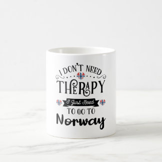 I Waarvan Need Therapy I Just Need To Go To Norway Koffiemok