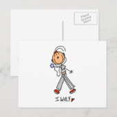 I Walk Briefkaart (Voorkant / Achterkant)