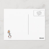 I Walk Briefkaart (Achterkant)