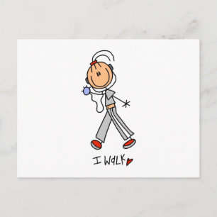 I Walk Briefkaart