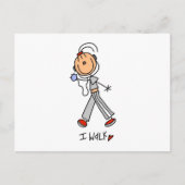 I Walk Briefkaart (Voorkant)