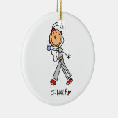 I Walk Keramisch Ornament (Rechts)