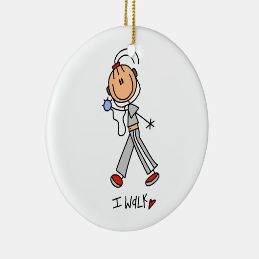I Walk Keramisch Ornament (Rechts)