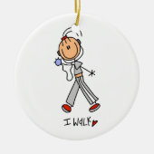 I Walk Keramisch Ornament (Voorkant)