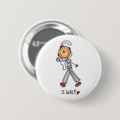 I Walk Ronde Button 5,7 Cm (Voorkant /achterkant)