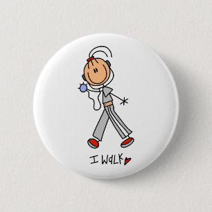 I Walk Ronde Button 5,7 Cm