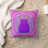 I Wanna Hippo For Christmas-Purple-Customizable- Kussen (Deken)