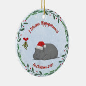 I Wanna Hippopotamus For Christmas ornament (Rechts)