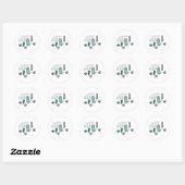 I Wanna Rock Ronde Sticker (Vel)