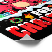 I Want A Dragon For Christmas beroemd gemaakt door Poster (Hoek)