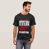 I Want A Hippopotamus For Christmas T-shirt (Voorkant volledig)