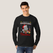 I Want A Hippopotamus For Christmas Xmas Hippo T-shirt (Voorkant volledig)