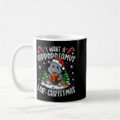 I Want A Hiptamus Christmas Xmas Hip Lover Women G Koffiemok (Links)