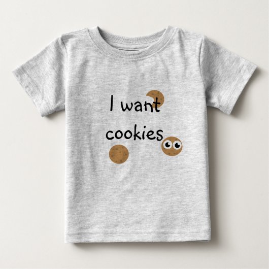 I want cookies t-shirt (Voorkant)