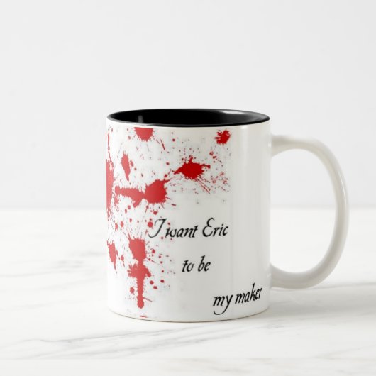 I want Eric to be my maker!1 Tweekleurige Koffiemok (Rechts)