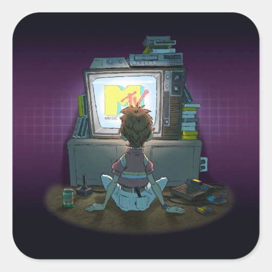 “I Want My Mtv” Sticker (Voorkant)