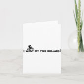 I Want My Two Dollars! Better Off Dead Funny Movie Kaart (Voorkant)
