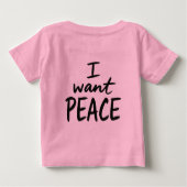 “I Want Peace”-ontwerp (Achterkant)