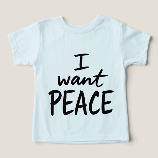 “I Want Peace”-ontwerp (Design voorkant)