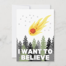 I Want to Believe Asteroïde Notitiekaart