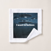 I want to believe bad handdoek (Wasdoekje)