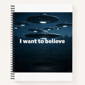 I want to believe notitieboek