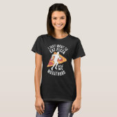 I Want To Eat Pizza And Run Marathons T-shirt (Voorkant volledig)