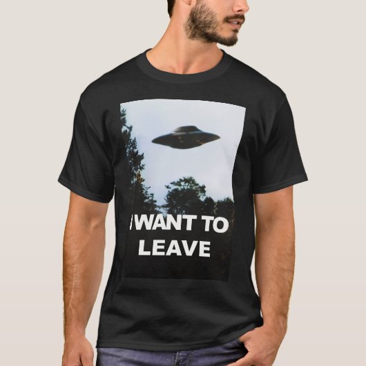 I Want To Leave T-shirt (Voorkant)