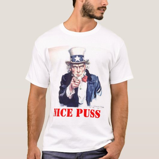 I_want_you_2, NICE PUSS T-shirt (Voorkant)