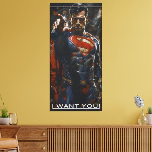 I want you canvas afdruk (Insitu (Woonkamer))