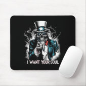 I Want Your Soul – Skeleton Sam Creepy Halloween H Muismat (Met muis)